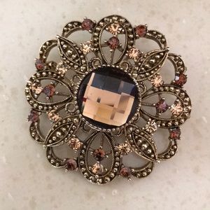 Jeweled brooch great gift!